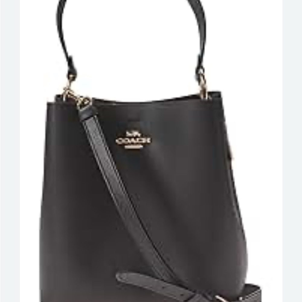 Coach Black Leather Women's Bag